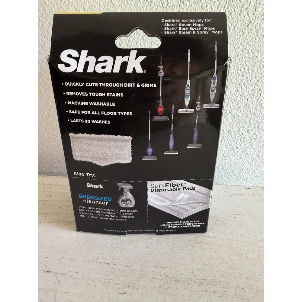 SHARK Washable Microfiber Cleaning Pad | Lasts 20 Washes | For Shark Mops | NEW